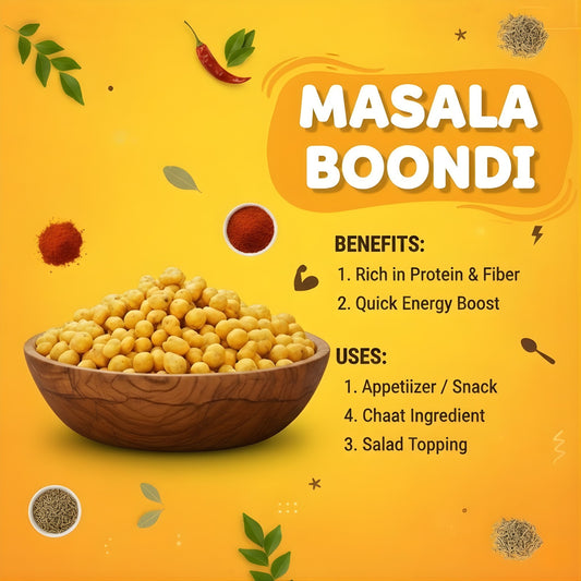 Masala Bundi – Spicy, Crispy, and Flavorful Snack