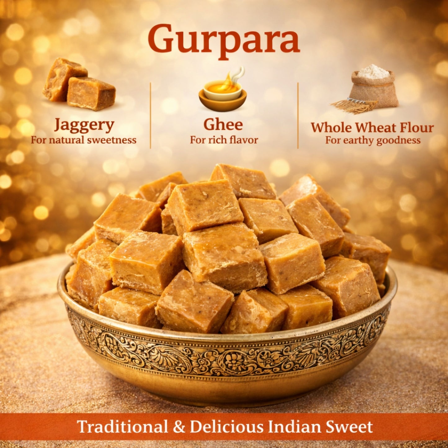 Desi Ghee Channa Burfi – A Rich, Creamy Delight
