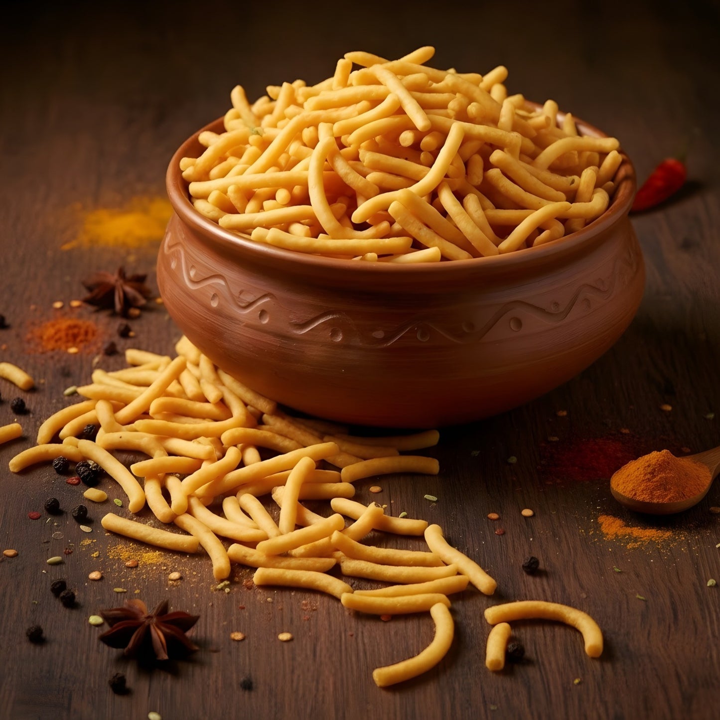 Malai Sev – Rich, Creamy, and Deliciously Crispy