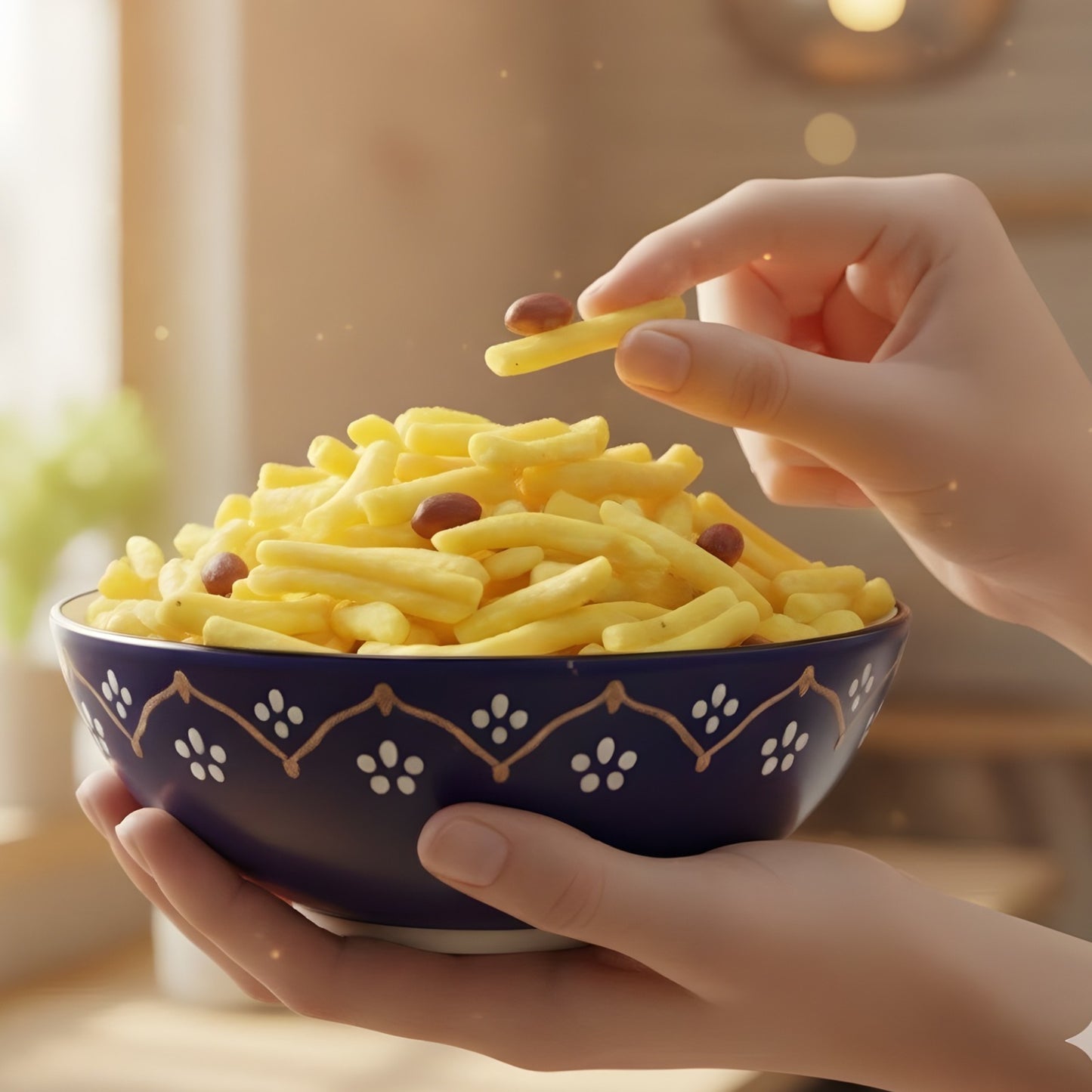 Besan Ghatia Mix – Crispy, Crunchy, and Spicy Snack Mix