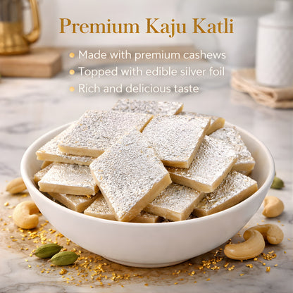 Kaju Burfi – Rich, Creamy Cashew Delight