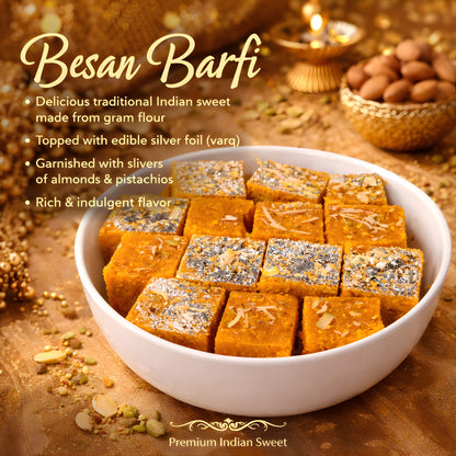 Desi Ghee Moong Dal Burfi – Rich, Flavorful Indian Sweet