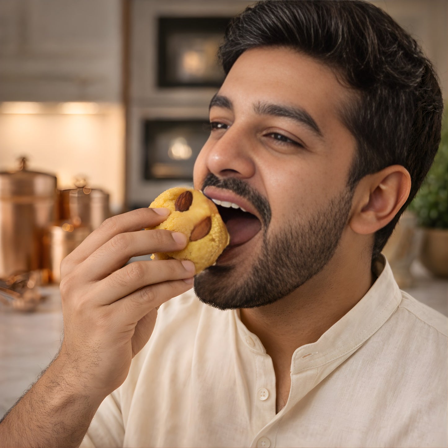 Desi Ghee Besan Pinni – A Rich, Nutritious Treat