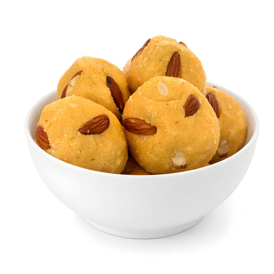 Desi Ghee Besan Pinni – A Rich, Nutritious Treat